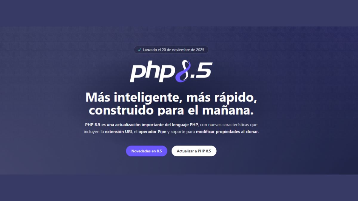 🚀 PHP 8.5 Llega al Mundo: La Actualización que Cambiará el Desarrollo Web Para Siempre